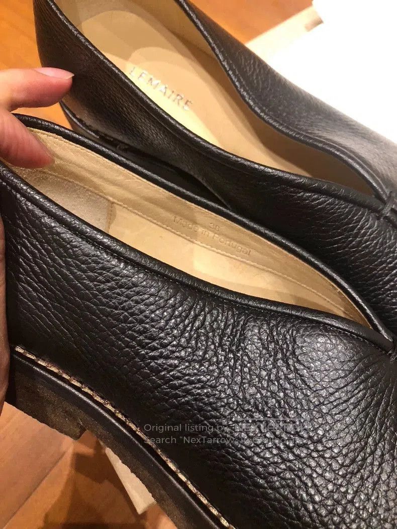 Lemaire Lemaire Classic Monk Shoes in Black. Size US 8 / EU 41 - 4 Thumbnail