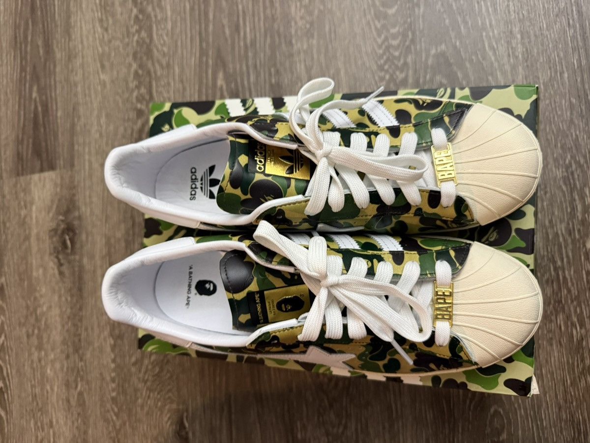 Adidas Adidas X bape superstar Size US 10.5 / EU 43-44 - 4 Thumbnail