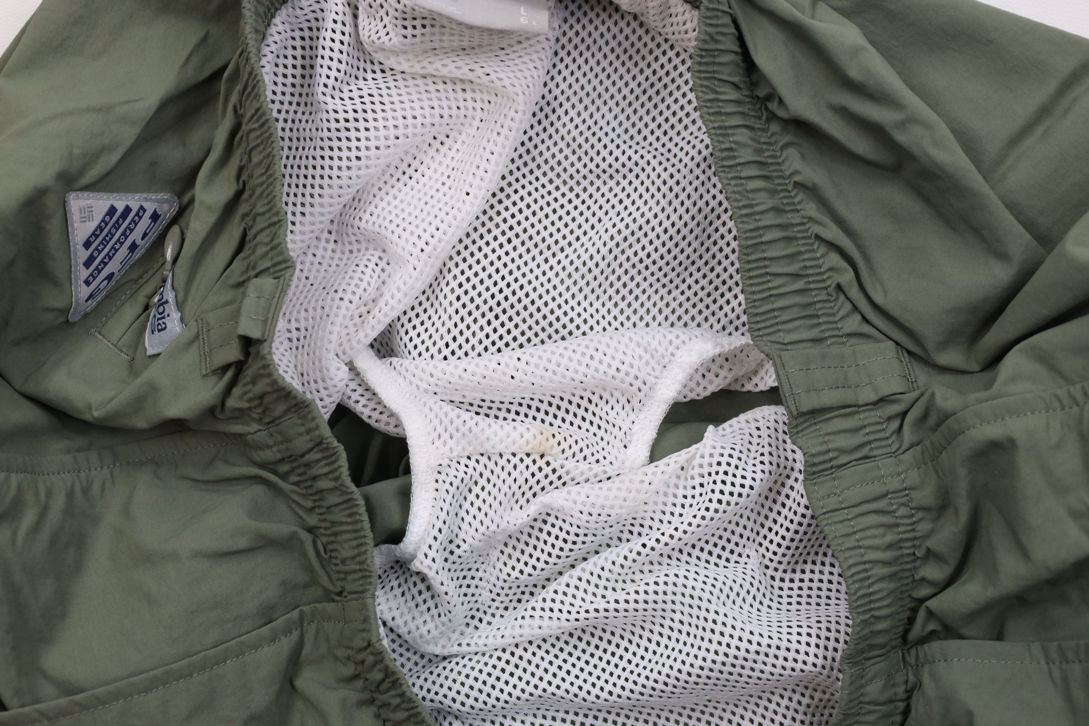 Columbia Vintage Y2K Columbia PFG Spell Above Knee Lined Shorts Green Size US 34 / EU 50 - 8 Thumbnail