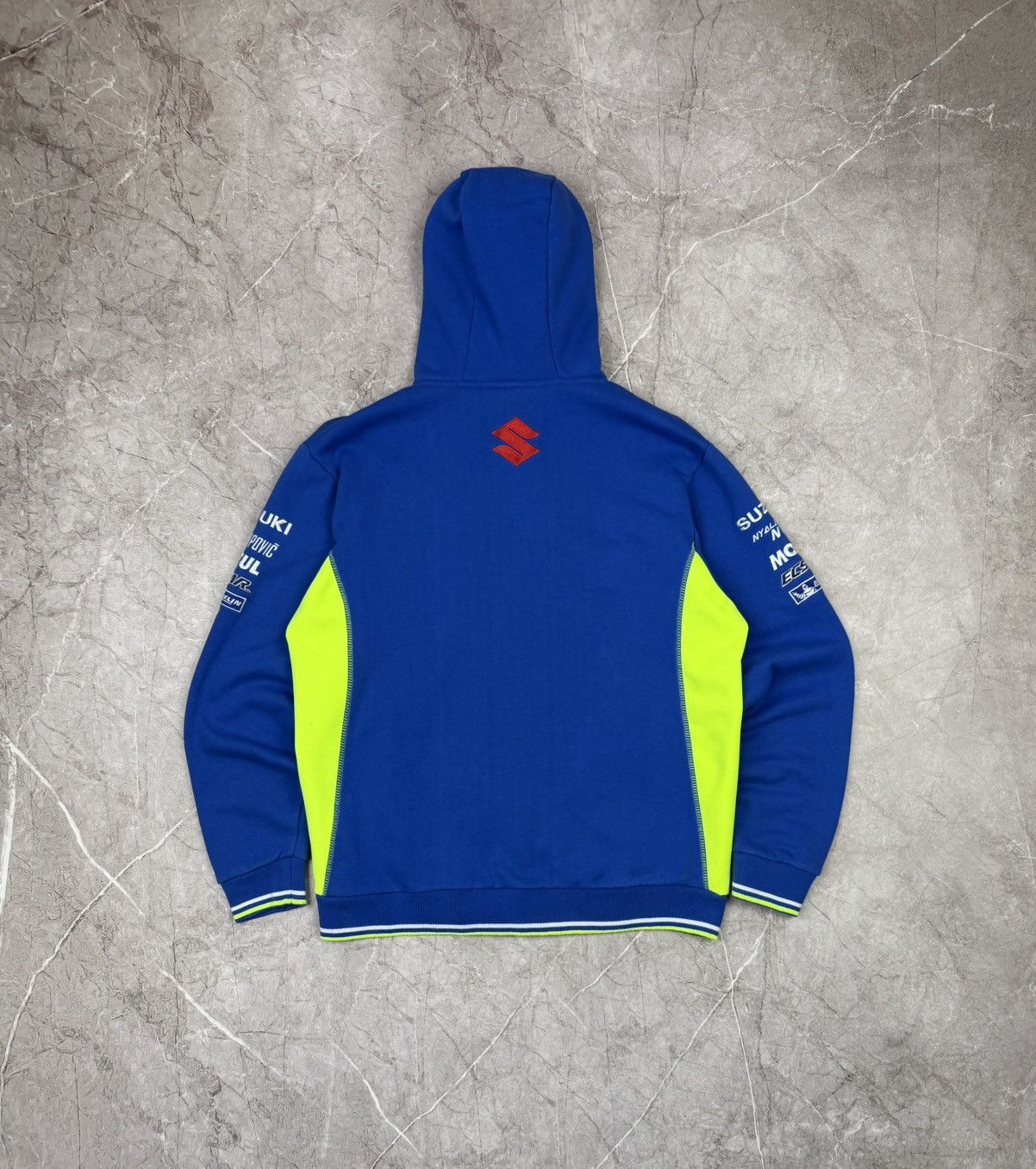 Vintage Vintage Y2K Suzuki Racing Zip Hoodie Size US S / EU 44-46 / 1 - 2 Thumbnail
