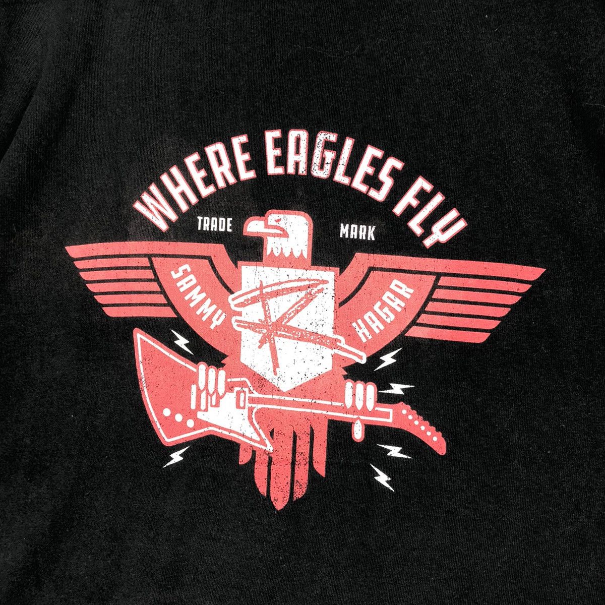 Delta SAMMY HAGAR Where Eagles Fly Band T-Shirt Size US XL / EU 56 / 4 - 5 Thumbnail