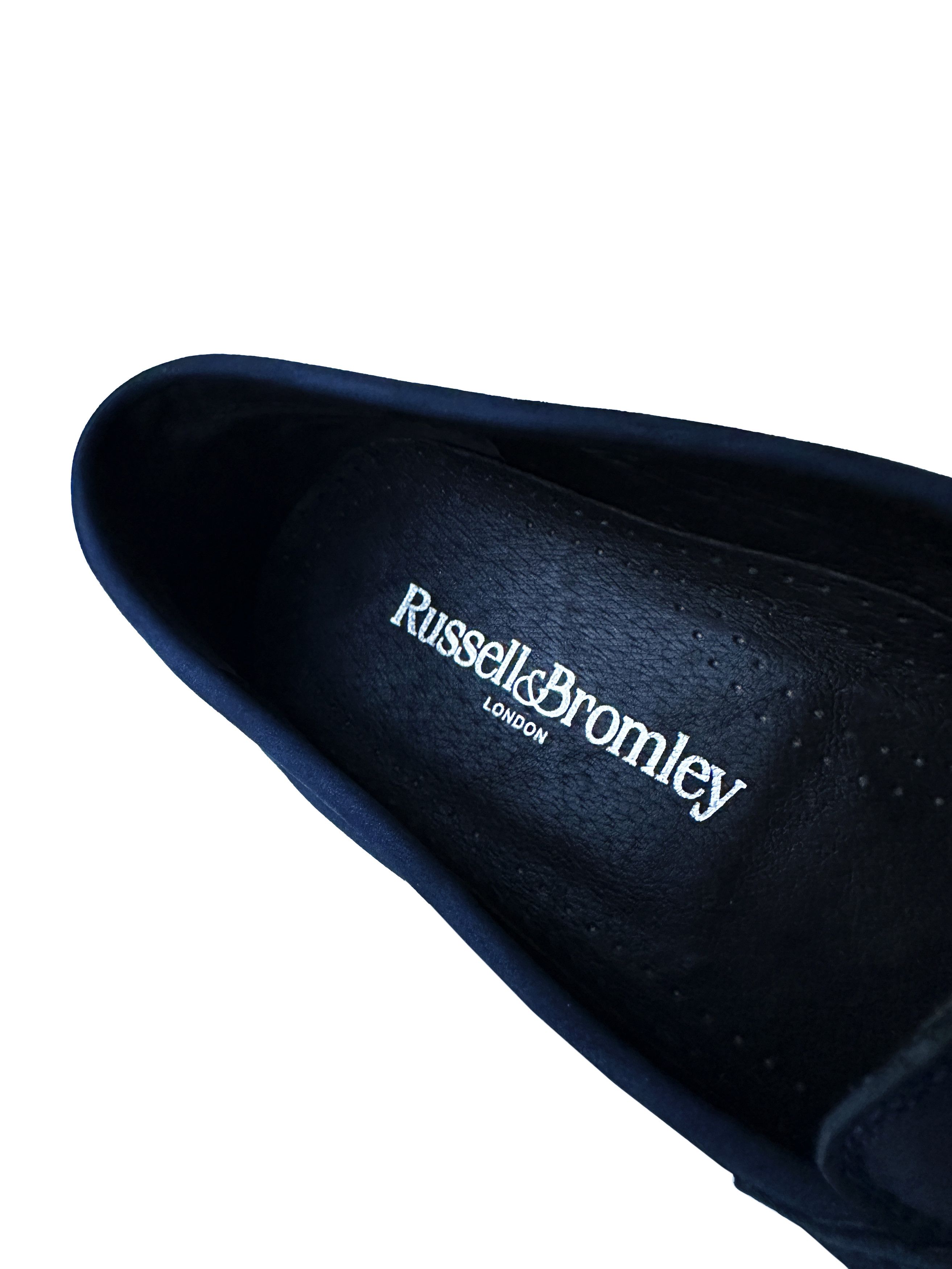 Russell & Bromley Russell & Bromley navy nubuck tassel loafers Size US 8 / EU 41 - 8 Thumbnail