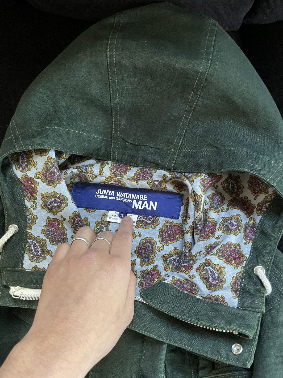 Comme des Garcons × Junya Watanabe 2015 Cargo Linen Jacket Size US S / EU 44-46 / 1 - 5 Thumbnail