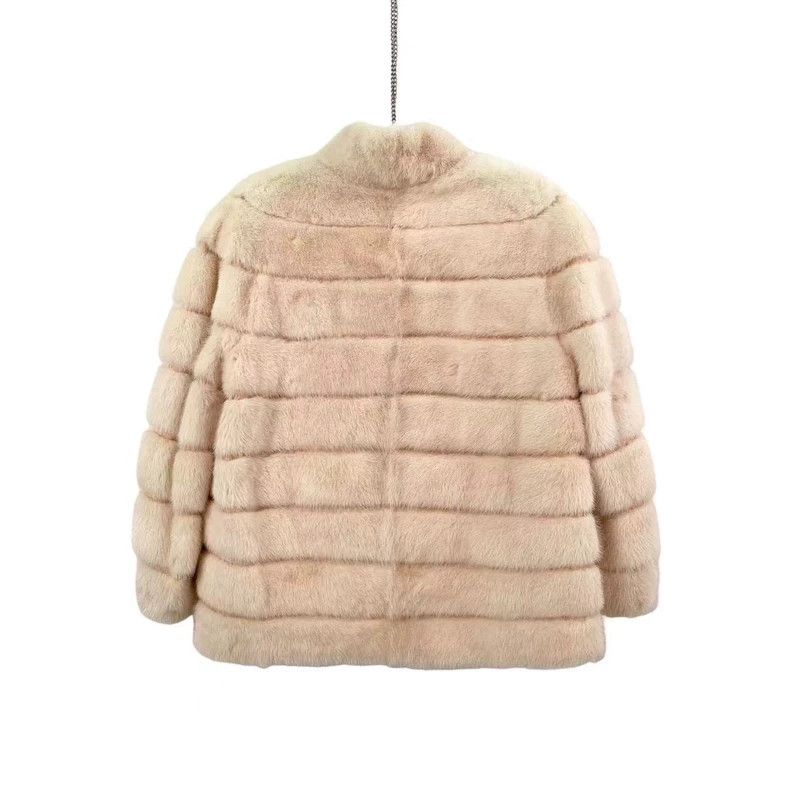 Fendi Fendi Lotus colour mink fur grass shorts jacket Size US XXS / EU 40 - 2 Thumbnail