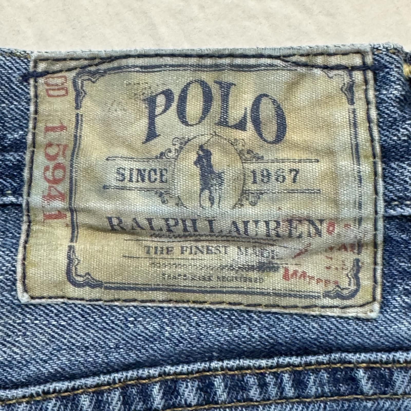 Polo Ralph Lauren Vintage Polo Ralph Lauren Jeans 15941 Classic Blue 33x32 Size US 33 - 5 Thumbnail