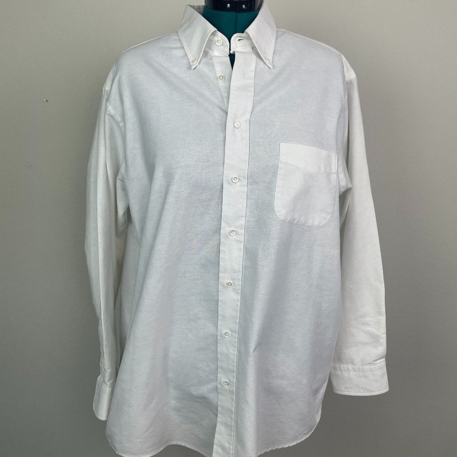Stafford Stafford Men's Button Down, Size 18/35 Size US L / EU 52-54 / 3 - 1 Thumbnail
