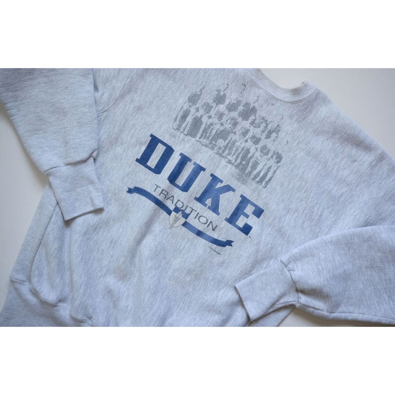 NCAA VINTAGE NCAA DUKE VTG 90s USA MADE BASKETBALL GRAY REVERSE WEAVE CREW SWEATSHIRT XL MEN Size US XL / EU 56 / 4 - 4 Thumbnail