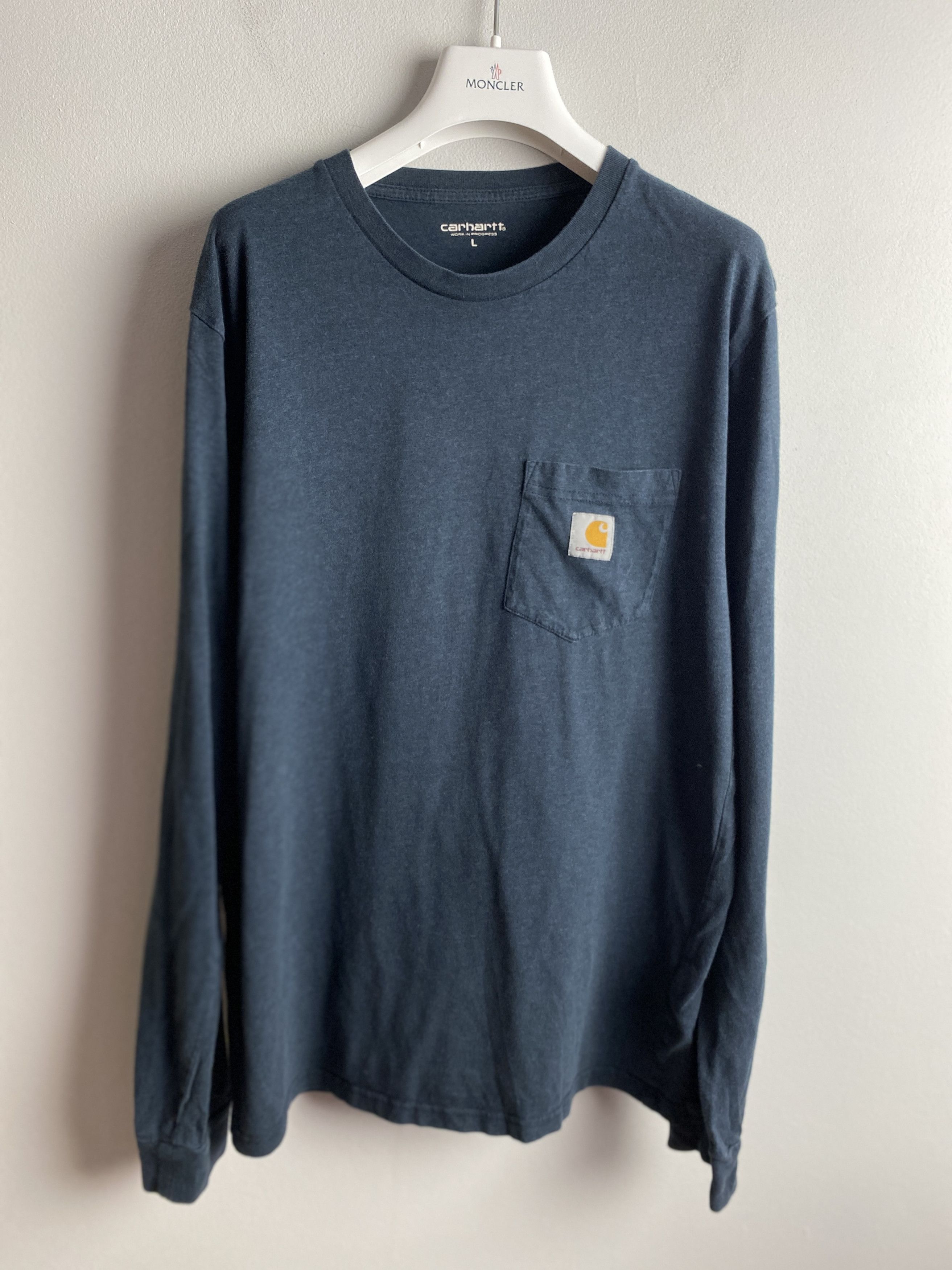 Carhartt Wip Carhartt Long sleeve pocket t-shirt tee small logo skate rap Size US L / EU 52-54 / 3 - 1 Thumbnail