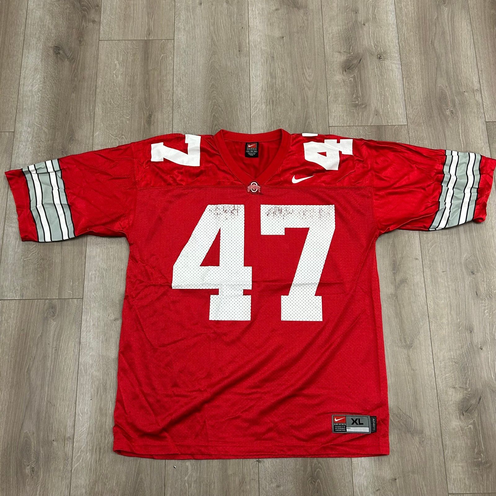 Nike Vintage Nike Ohio State OSU Buckeyes Home Scarlet Jersey XL Size US XL / EU 56 / 4 - 1 Thumbnail
