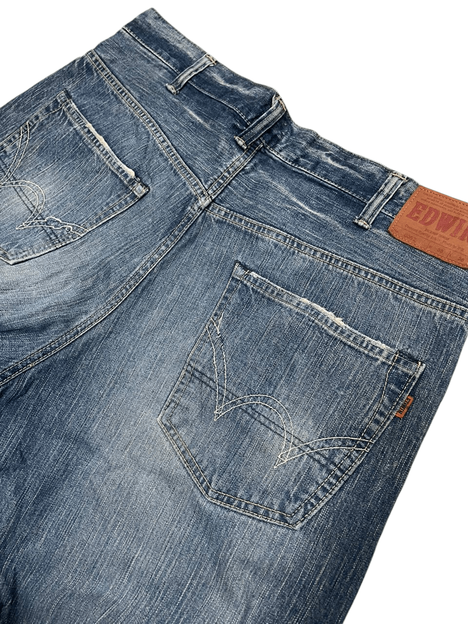 Edwin 💥Flared Baggy Edwin 505Z Selvedge Denim💥 Size US 39 - 6 Thumbnail
