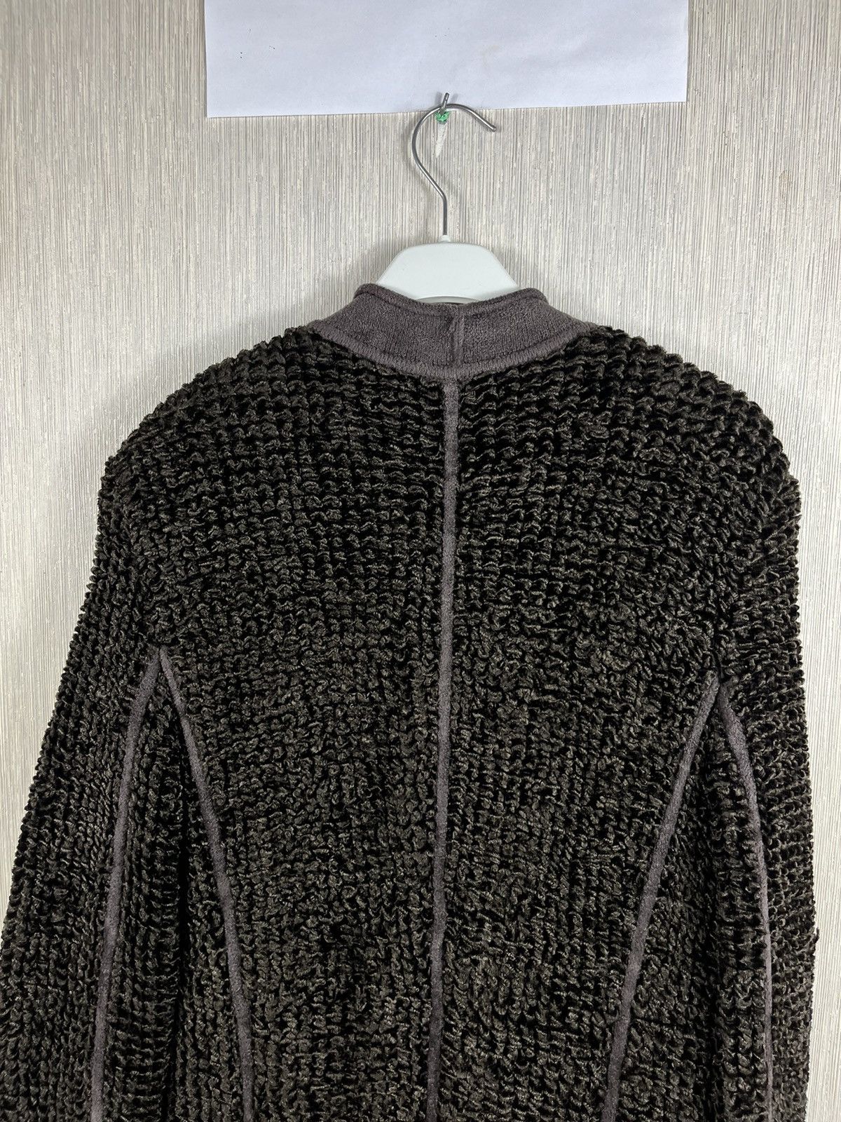 Armani × Designer × Giorgio Armani Giorgio Armani long velvet zip cardigan sweater coat jacket Size XL / US 12-14 / IT 48-50 - 21 Thumbnail