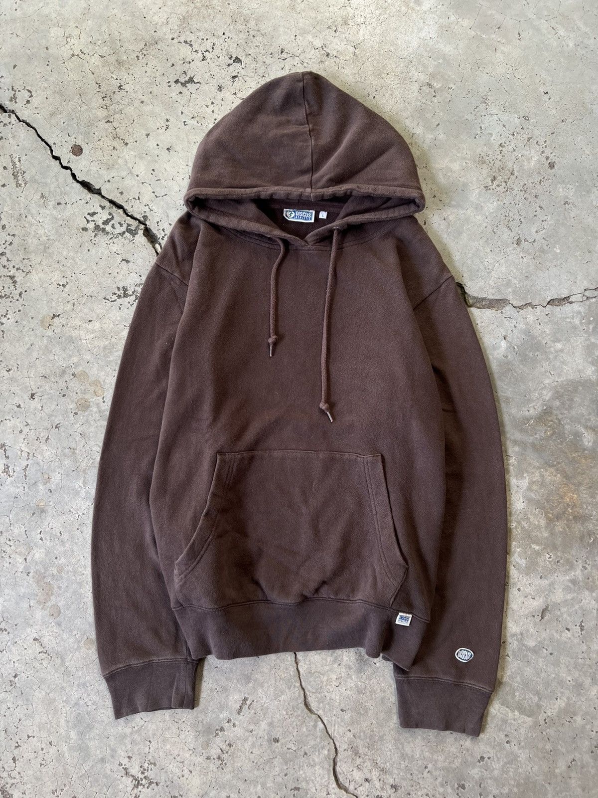 Vintage Vintage 90s Discus Blank Hoodie Size US M / EU 48-50 / 2 - 1 Thumbnail