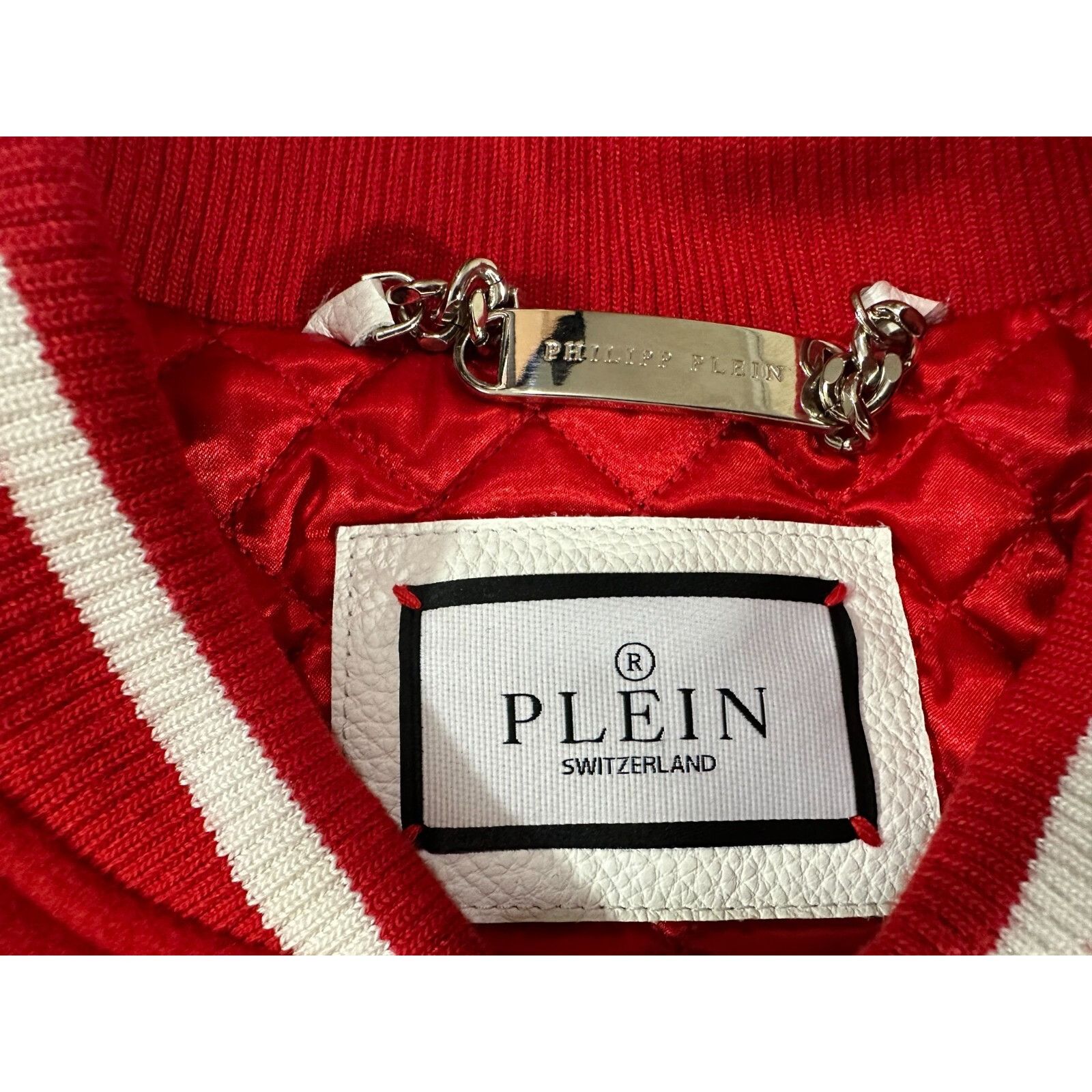 Philipp Plein Philipp Plein Varsity bomber monsters Jacket color red size Size US M / EU 48-50 / 2 - 3 Thumbnail