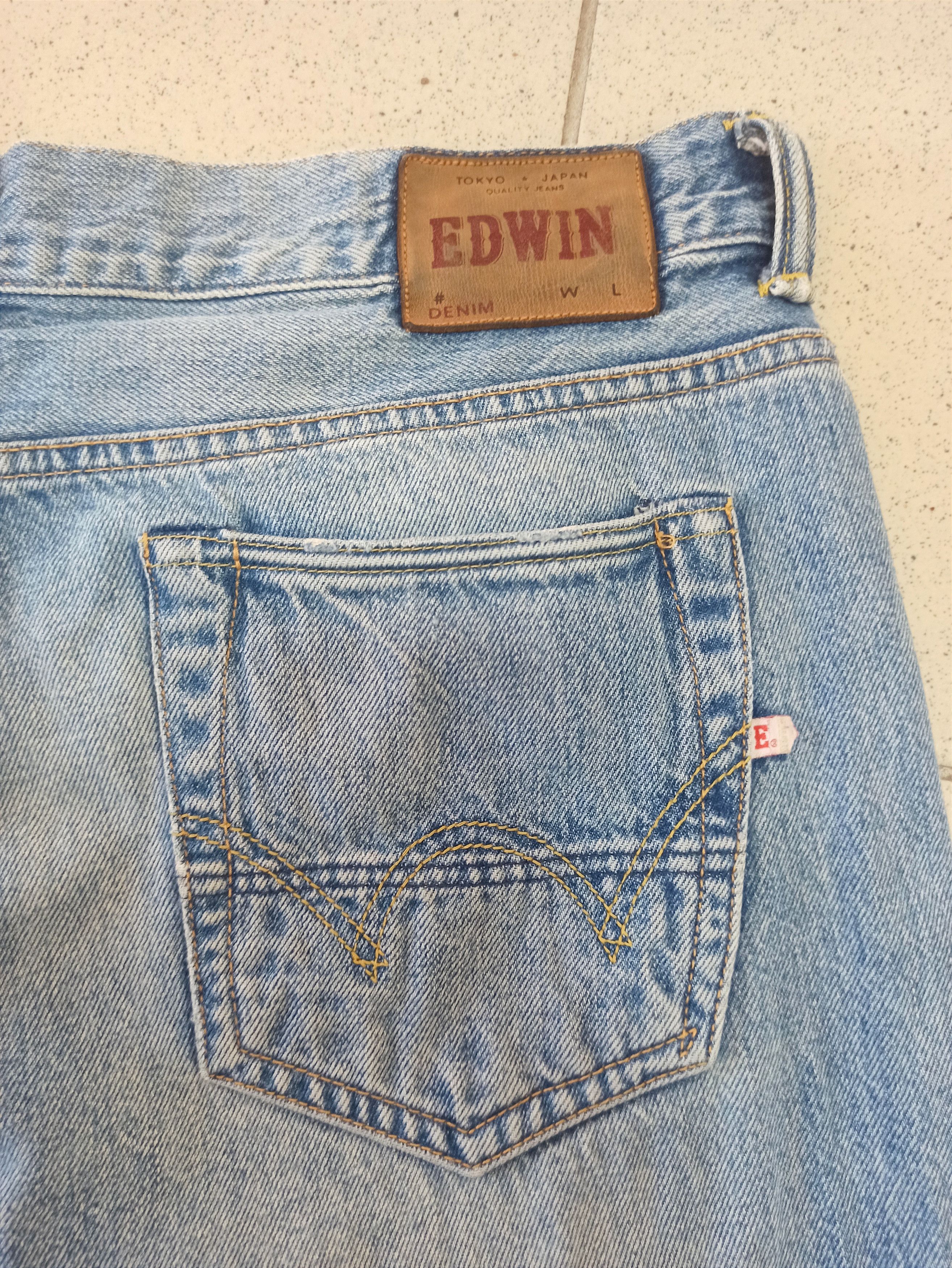 Edwin × Japanese Brand × Vintage Selvadge Edwin vintage denim pants Size US 34 / EU 50 - 1 Thumbnail