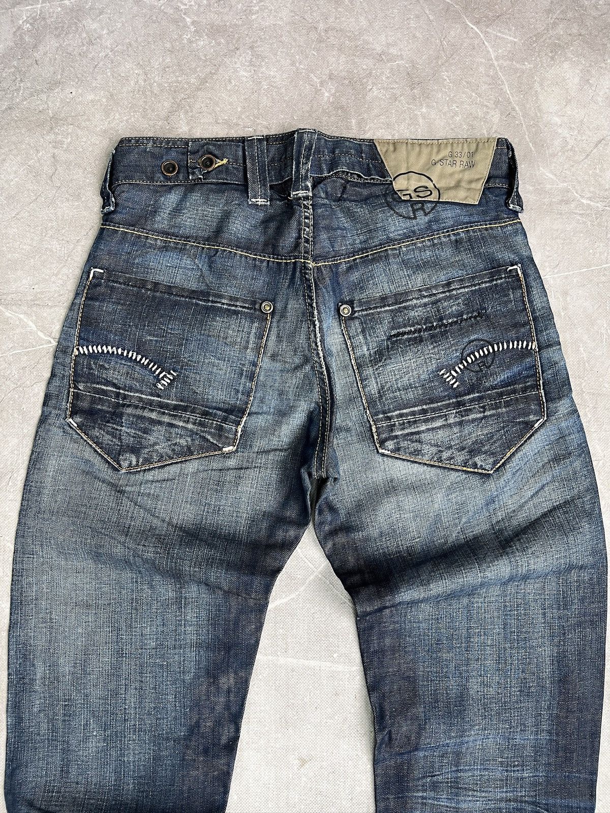 G-Star G star Raw regular boot cut rap jeans pants y2k Size US 31 - 7 Thumbnail