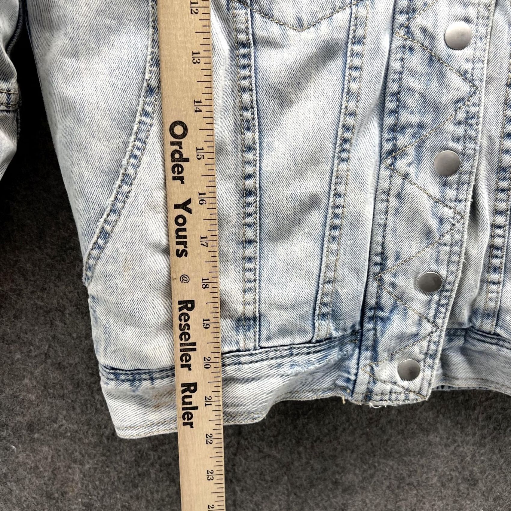 American Eagle Outfitters VINTAGE American Eagle Outfitters Denim Jacket Women XS Blue Snap Zip Lined Cotton Sherpa Falls Winter Regular Mens Womens Girls Size XS / US 0-2 / IT 36-38 - 6 Thumbnail