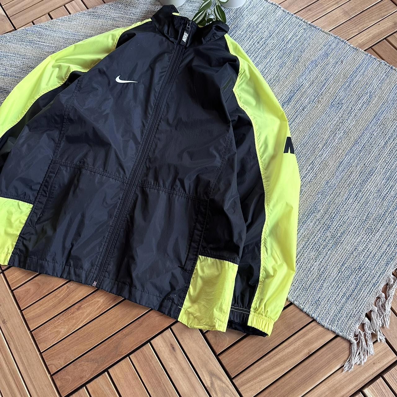 Nike Vintage 90s Nike Swoosh Logo Nylon Track Jacket Size US XL / EU 56 / 4 - 2 Thumbnail
