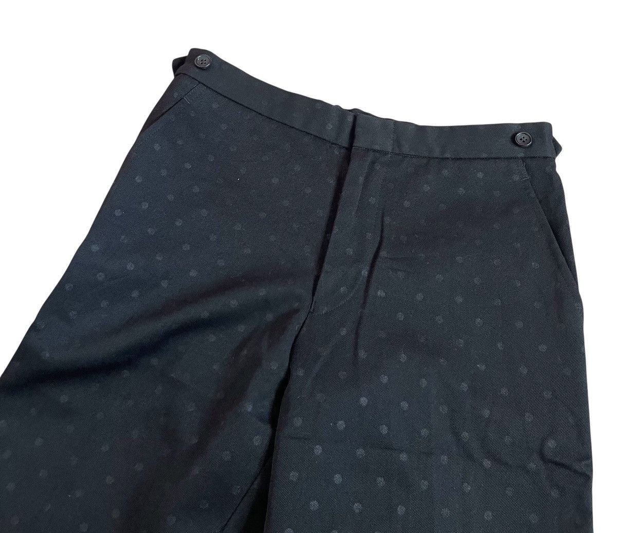 Comme des Garcons Cdg AD2000 black polkadot straight trousers Size US 28 / EU 44 - 3 Thumbnail