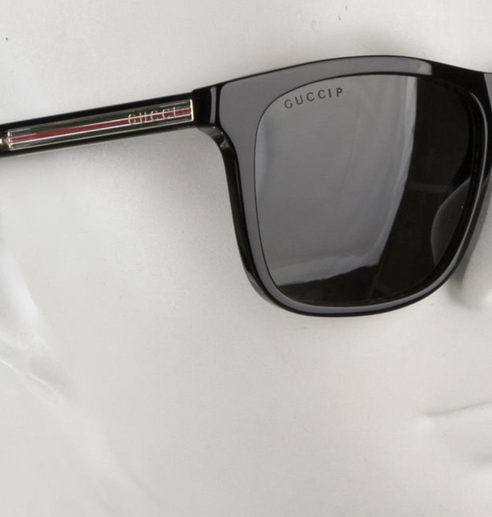 GUCCI GG0381SN BLACK POLARIZED SUNGLASSES BRAND NEW W/CASE