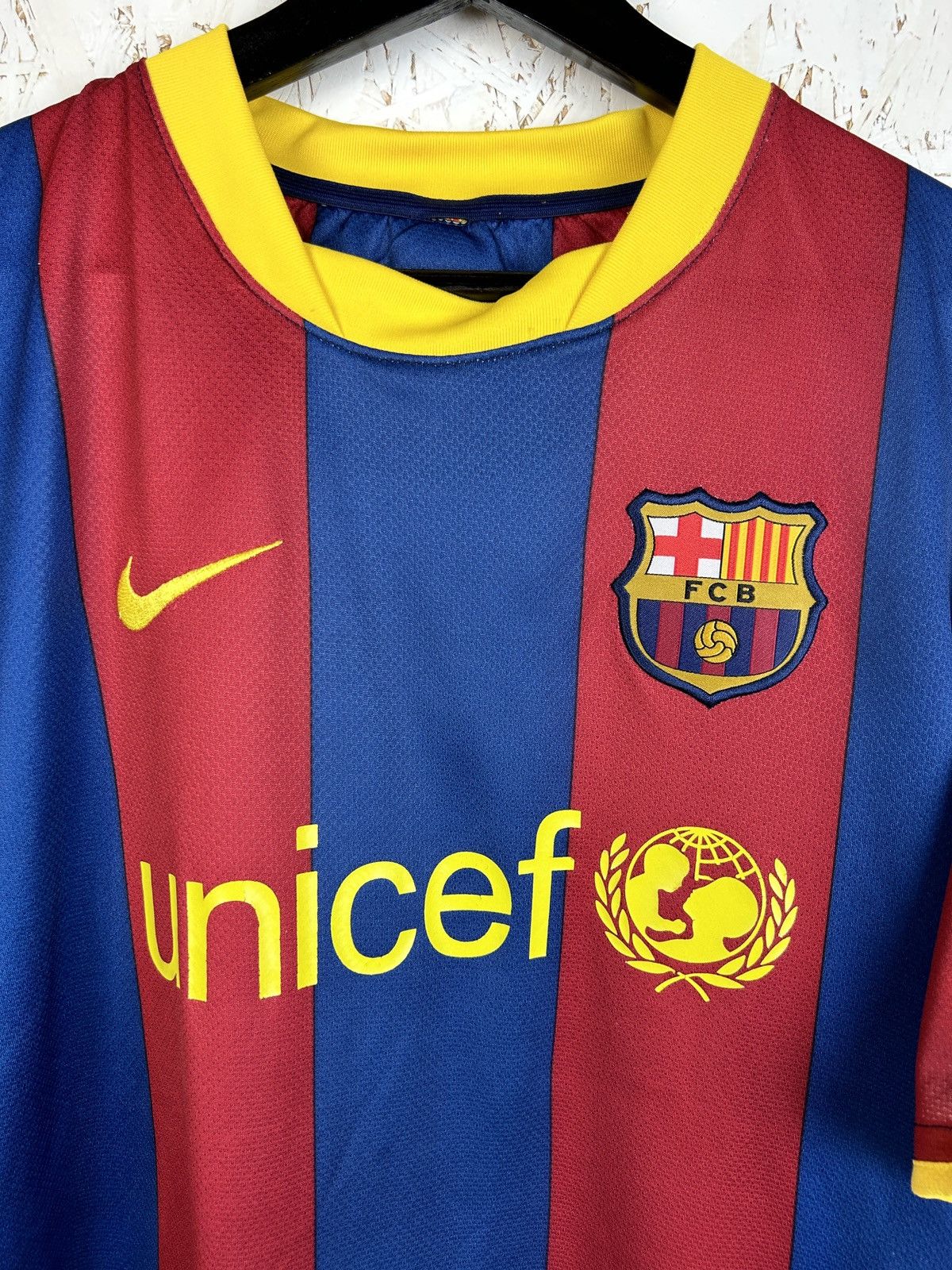Nike Nike FC Barcelona 2010/11 Home Kit Soccer Jersey Blue Red XL Size US XL / EU 56 / 4 - 2 Thumbnail