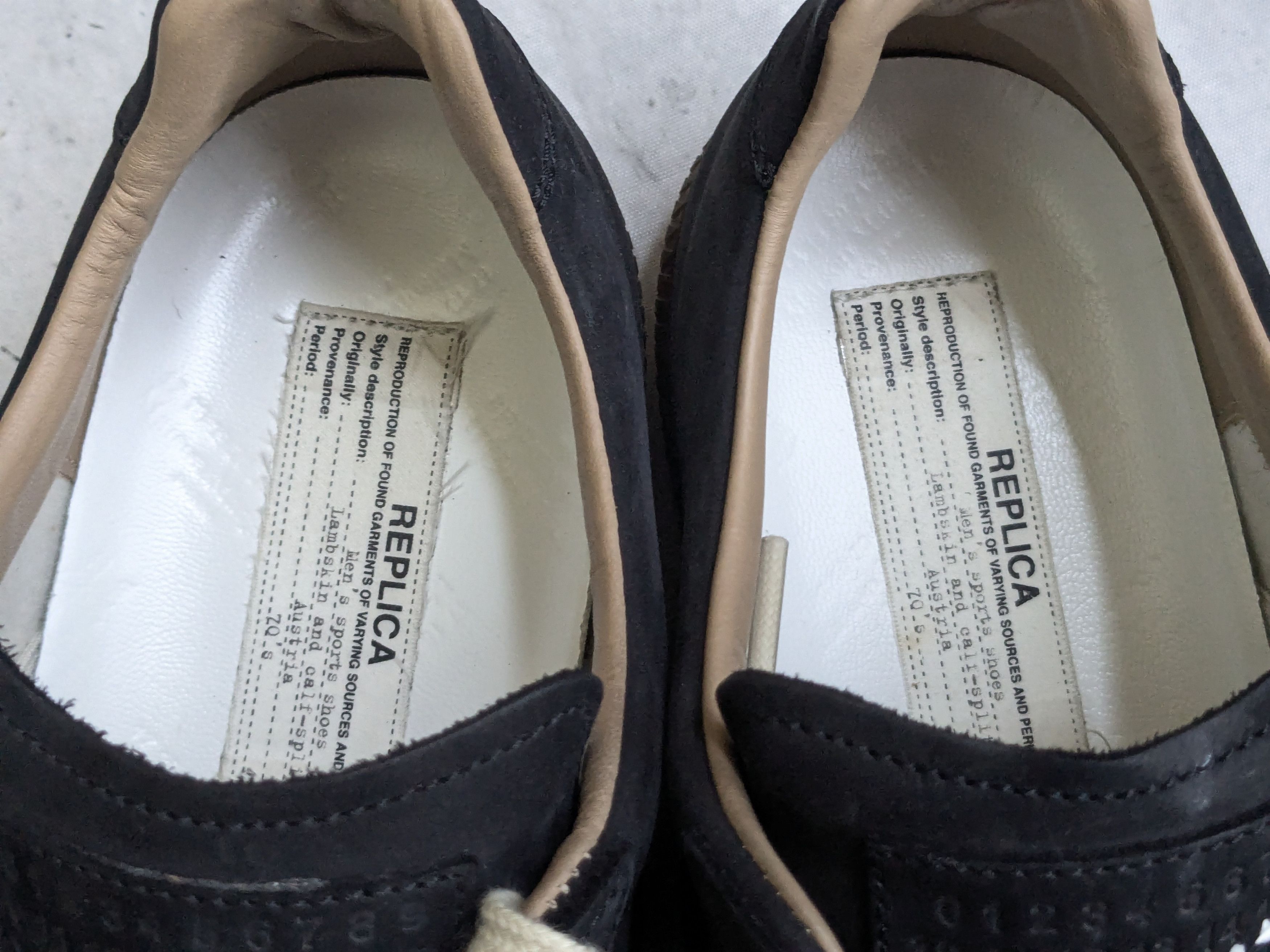 Maison Margiela Maison Margiela Replica GAT Paint Splatter 10 43 Black Size US 10 / EU 43 - 5 Thumbnail
