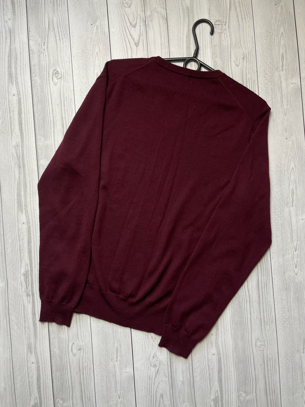 Vintage Vintage polo Ralph Lauren sweater logo red size M V-Neck Size US M / EU 48-50 / 2 - 5 Thumbnail