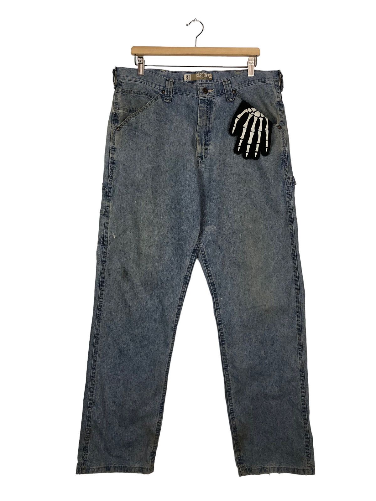 Japanese Brand 🔥90’s Lee Carpenter Pants Bush Pocket Work Size US 36 / EU 52 - 1 Thumbnail