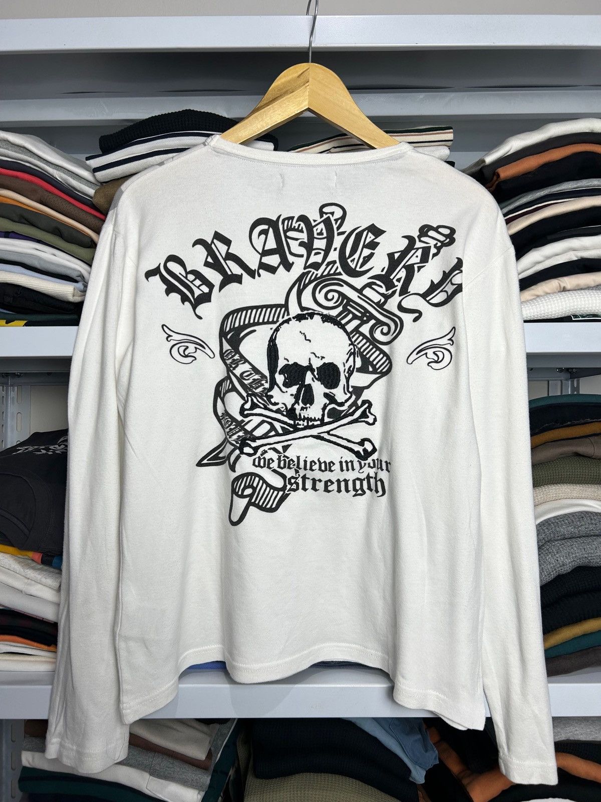 Japanese Brand Space opera skull lomgsleeve Size US L / EU 52-54 / 3 - 1 Thumbnail