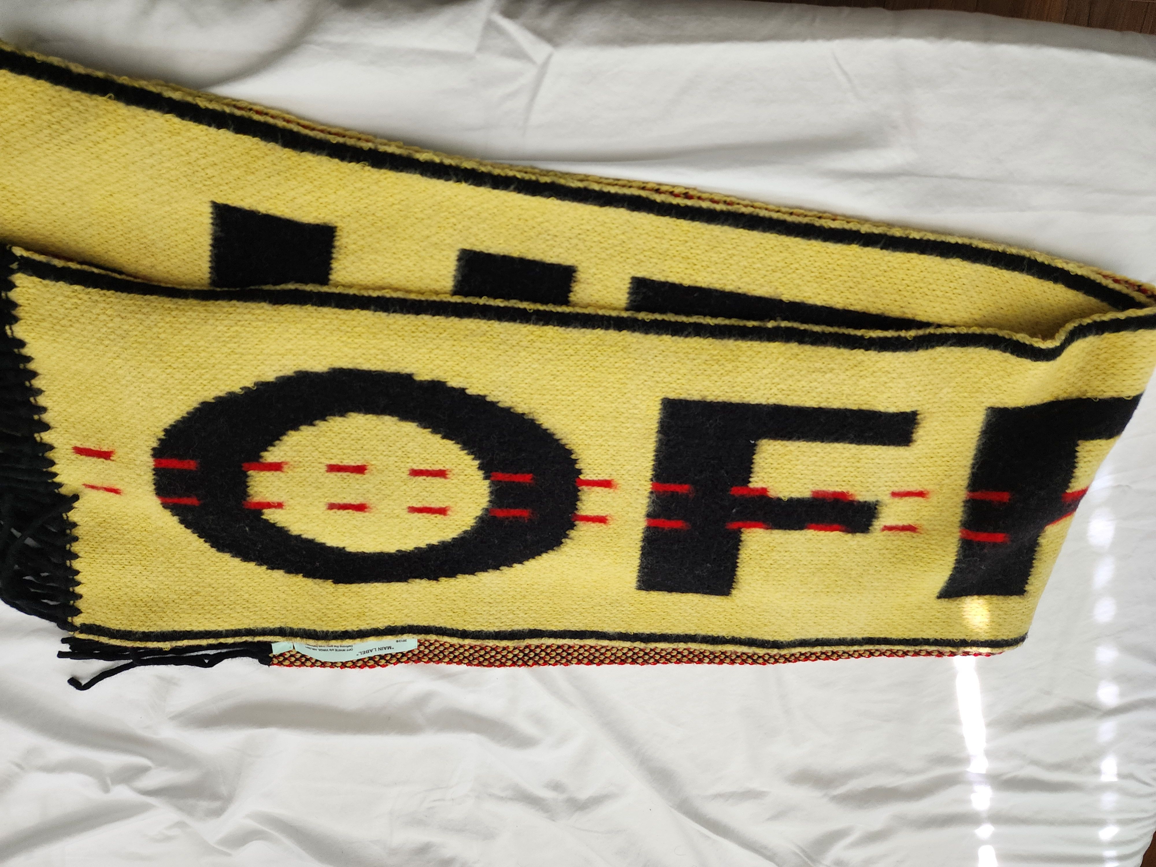 Off-White × Virgil Abloh Off-White knit industrial scarf - MADE IN ITALY Size ONE SIZE - 6 Thumbnail
