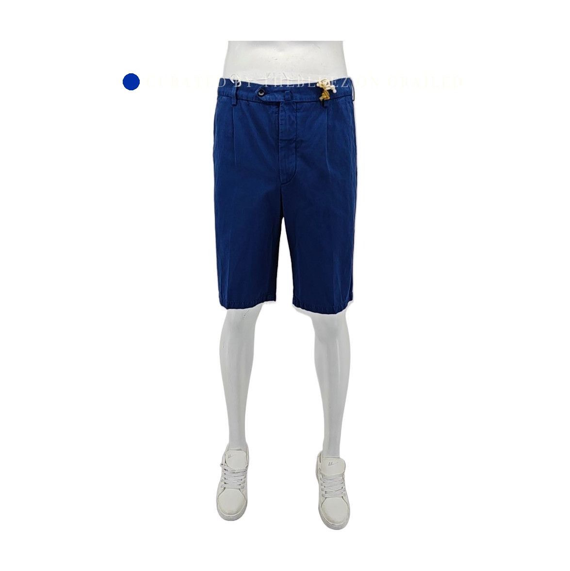 Loro Piana Lightweight Cotton-Linen Shorts in Blue Size US 36 / EU 52 - 1 Thumbnail