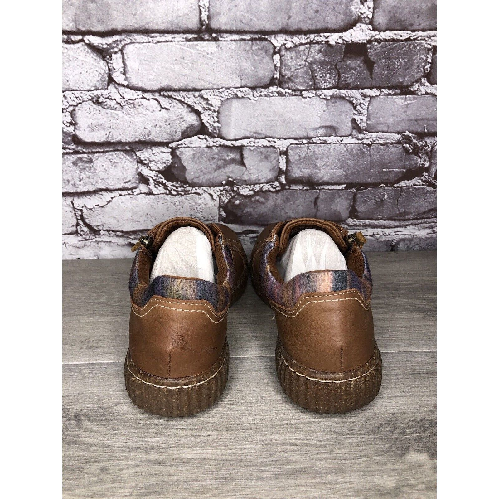 Clarks Clarks Collection Caroline Cove Brown Leather Zip Comfort Sh Size US 7.5 / IT 37.5 - 4 Thumbnail