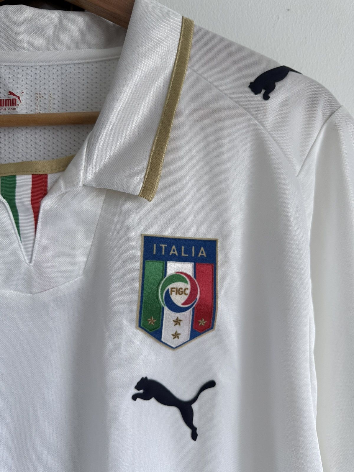 Puma 2007-08 Italy Away Shirt Size US L / EU 52-54 / 3 - 3 Thumbnail
