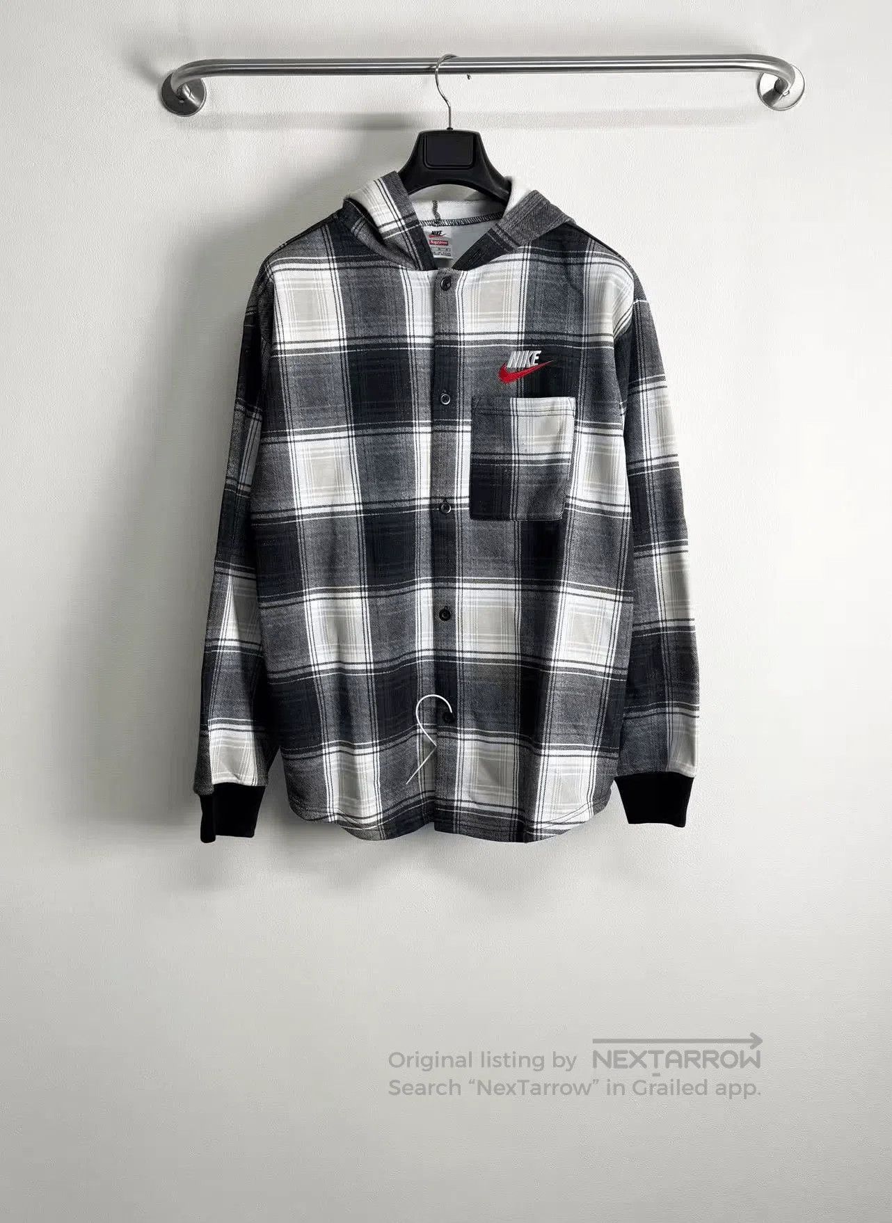 Streetwear × Supreme Supreme Plaid Wool Hooded Work Jacket | Grailed