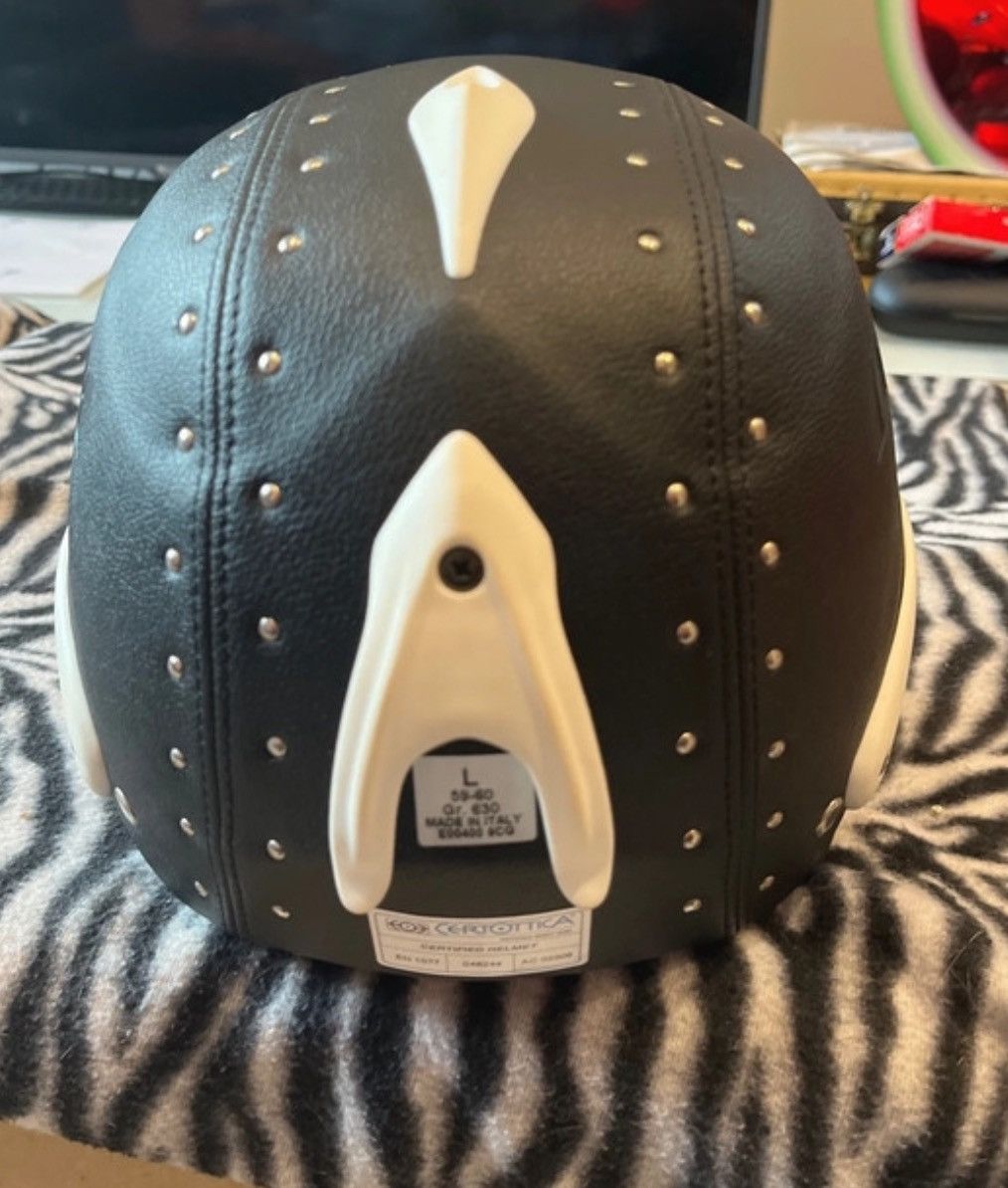 Dior × John Galliano A/W 2004 ARCHIVE SKI LEATHER HELMET Size ONE SIZE - 2 Thumbnail