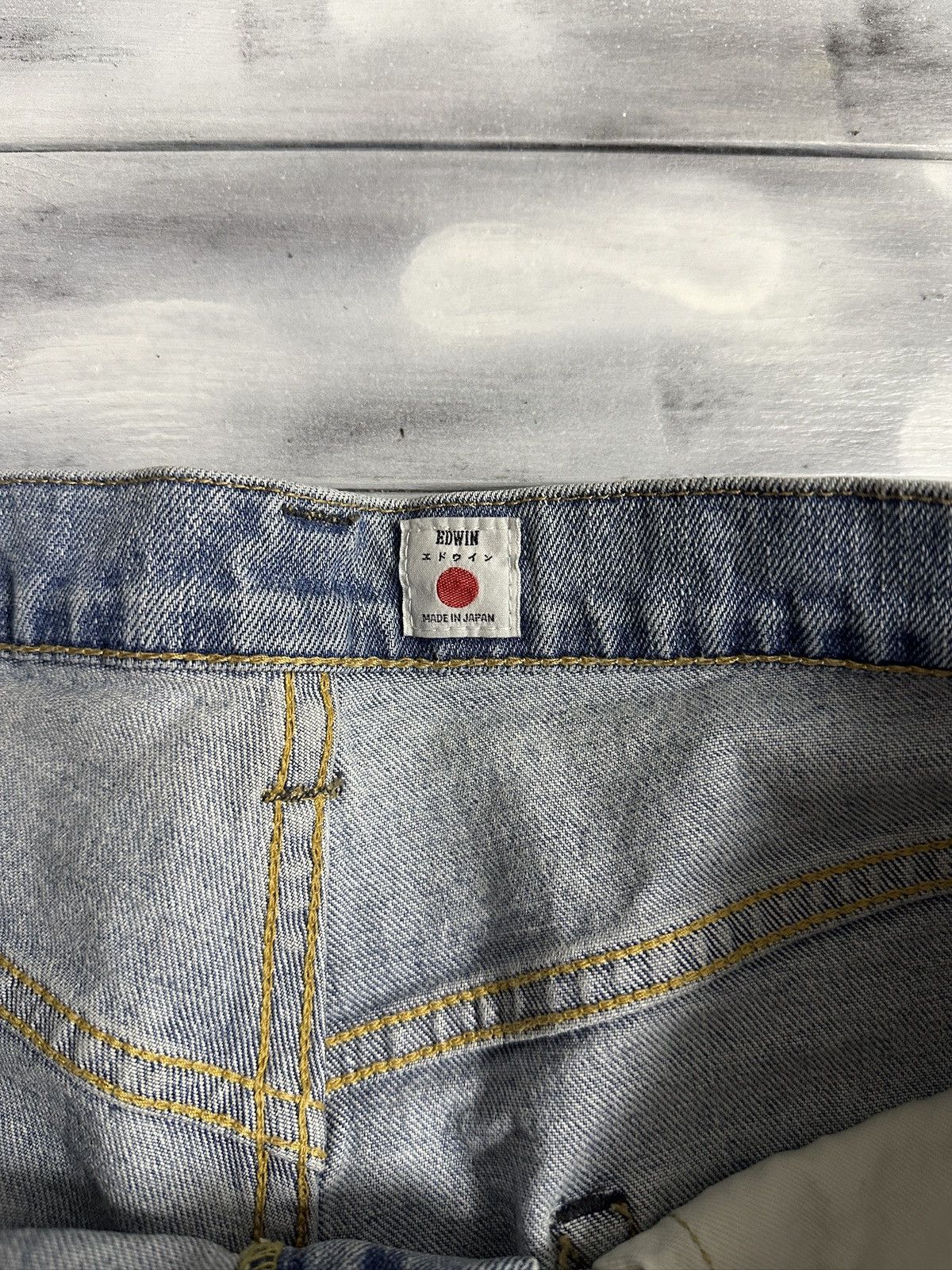 Edwin Rare Vintage Edwin Made In Japan Denim Pants Jeans Size US 32 / EU 48 - 8 Thumbnail
