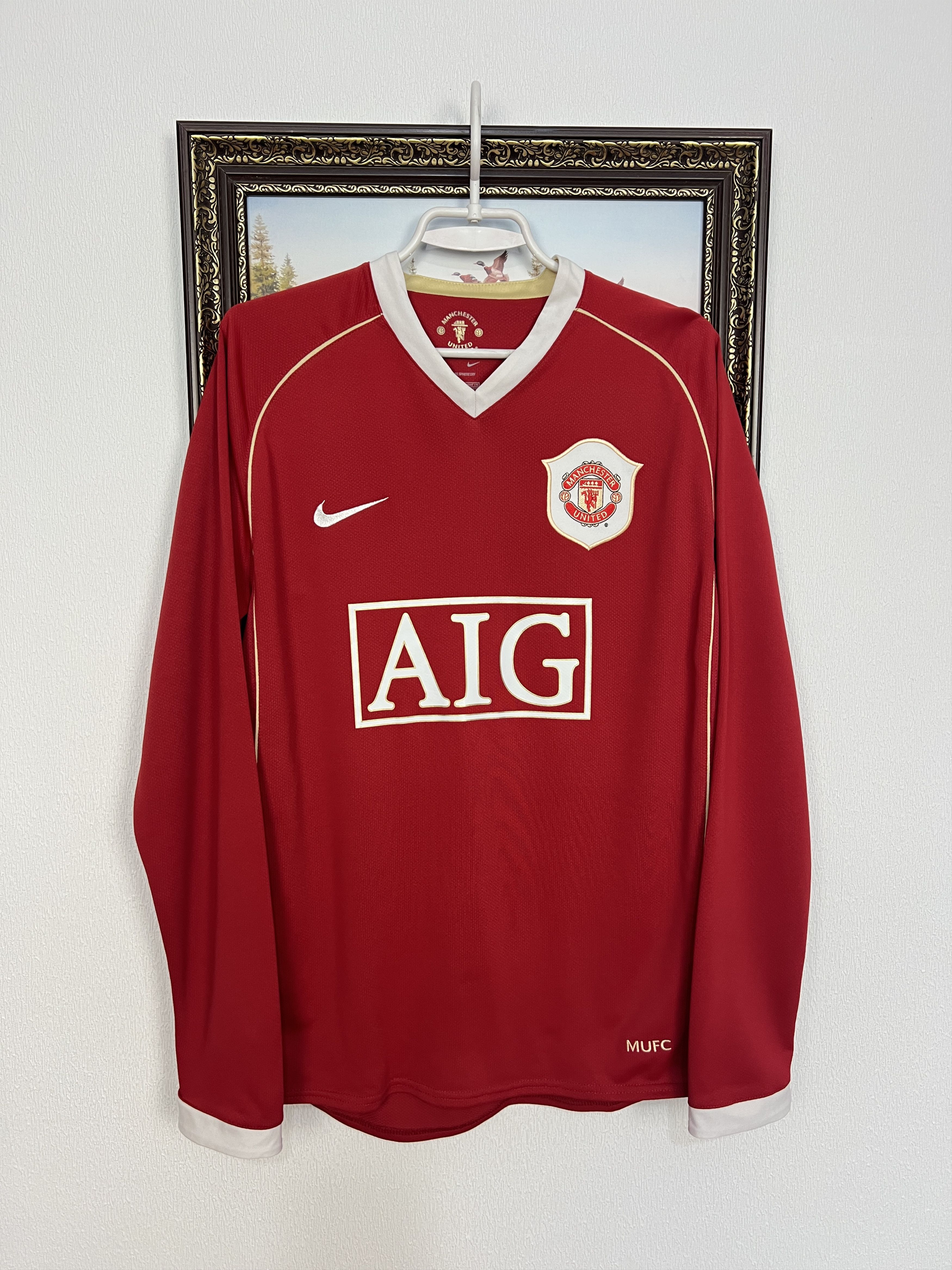Manchester United Home football shirt Long Sleeve Jersey