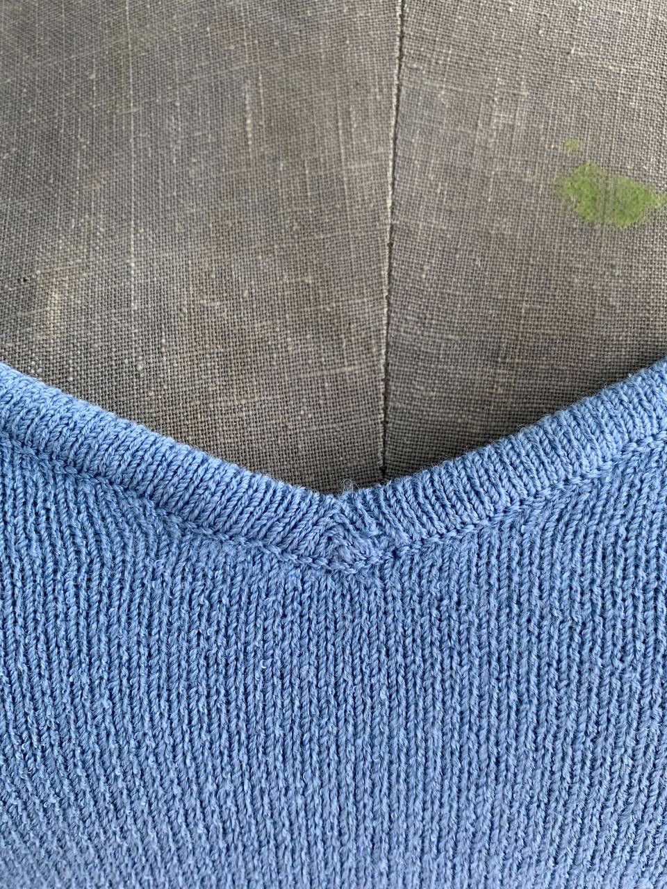 Designer × St. John Vintage St. John USA Women Blue Knit Wool Spaghetti Tank Top Size S / US 4 / IT 40 - 22 Thumbnail