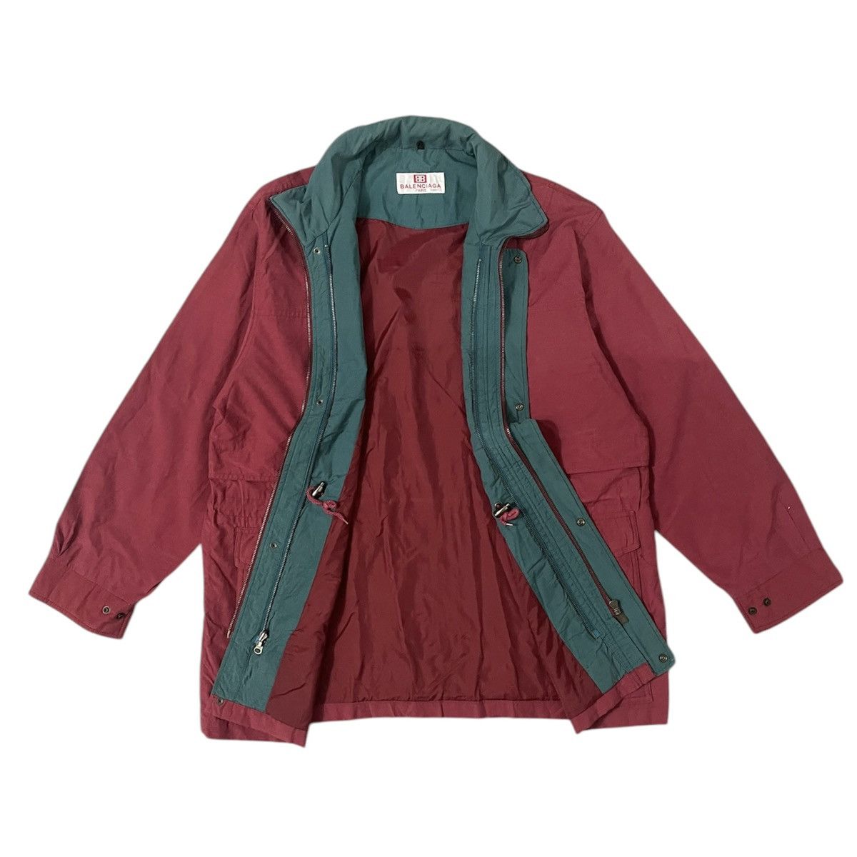 Balenciaga Vintage Balenciaga Parka Jacket Size US L / EU 52-54 / 3 - 3 Thumbnail
