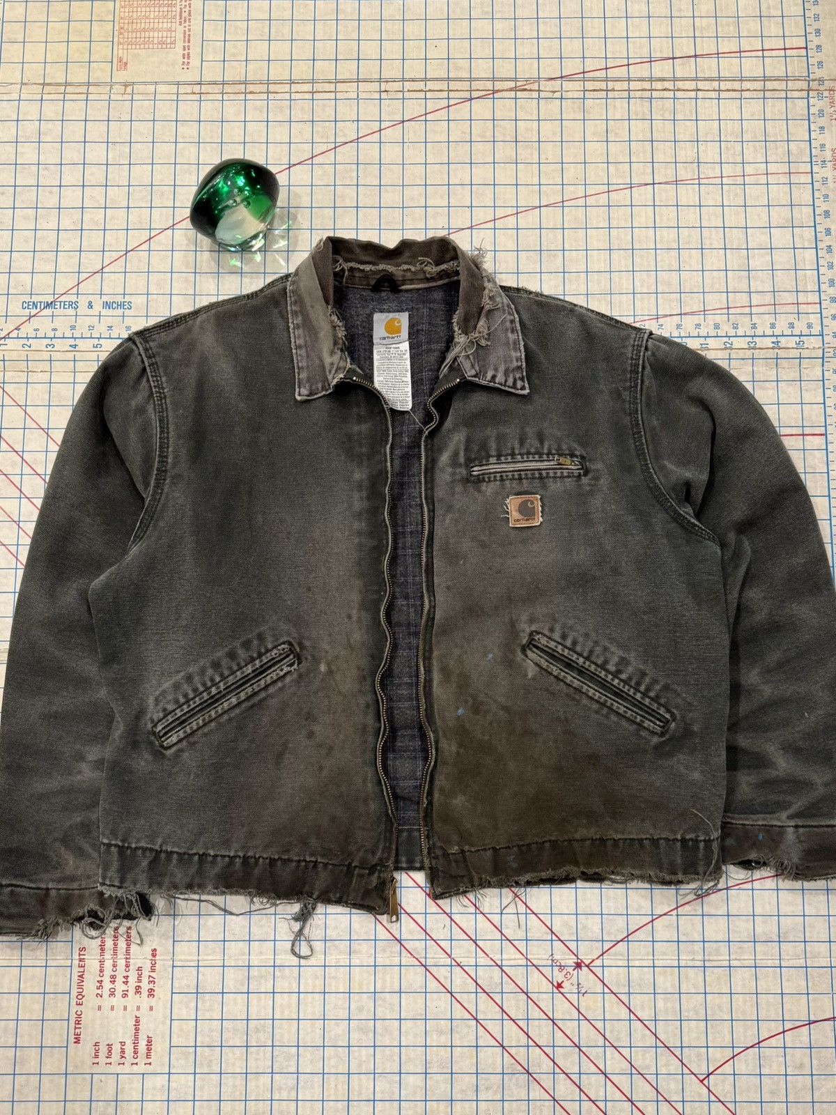 Carhartt Carhartt Detroit Jacket J97 Mos Green Size XL Used Condition Size US XL / EU 56 / 4 - 1 Thumbnail