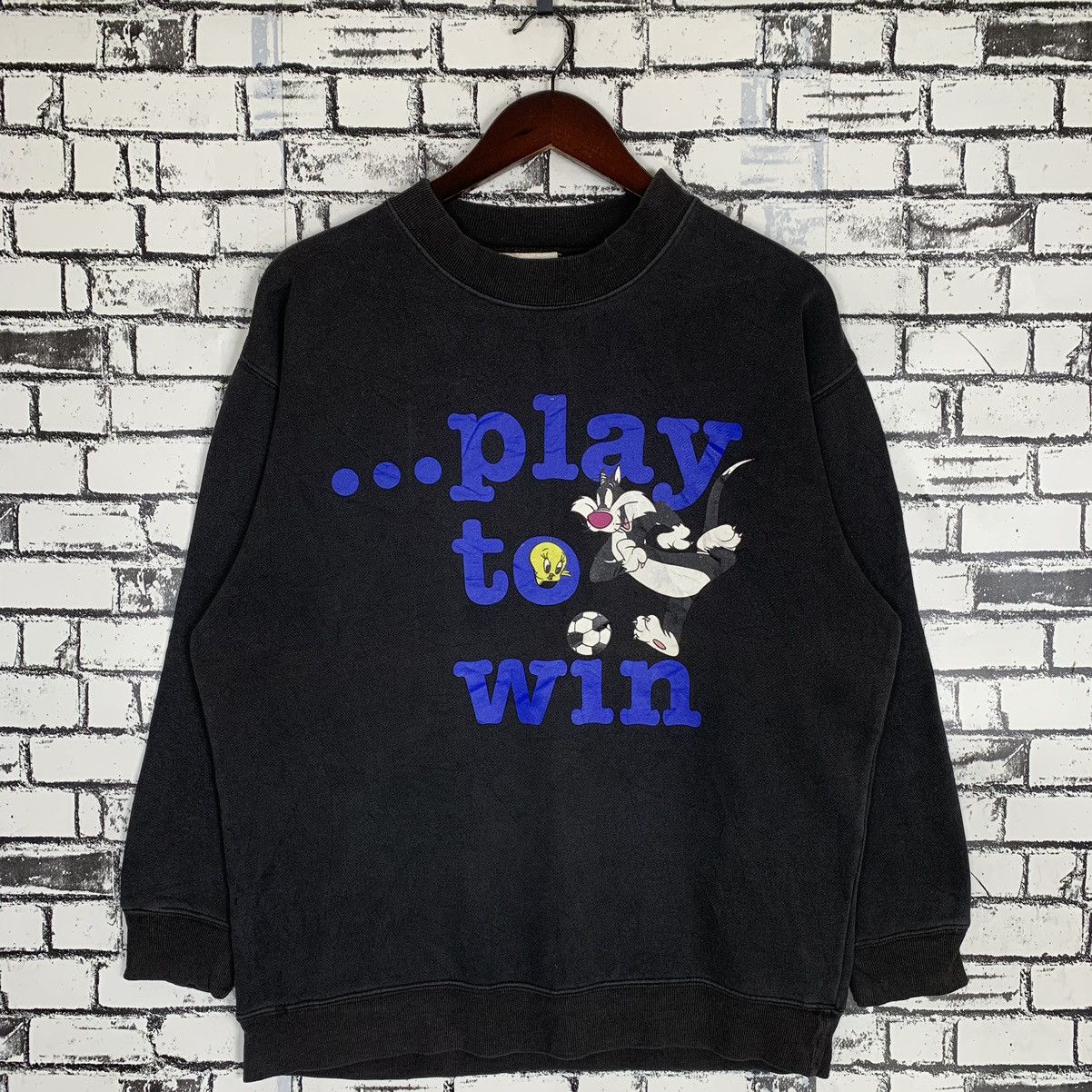 Anime × Cartoon Network × Vintage Vintage 90s The Looney Tunes American Animated Sweatshirt Size S / US 4 / IT 40 - 1 Thumbnail