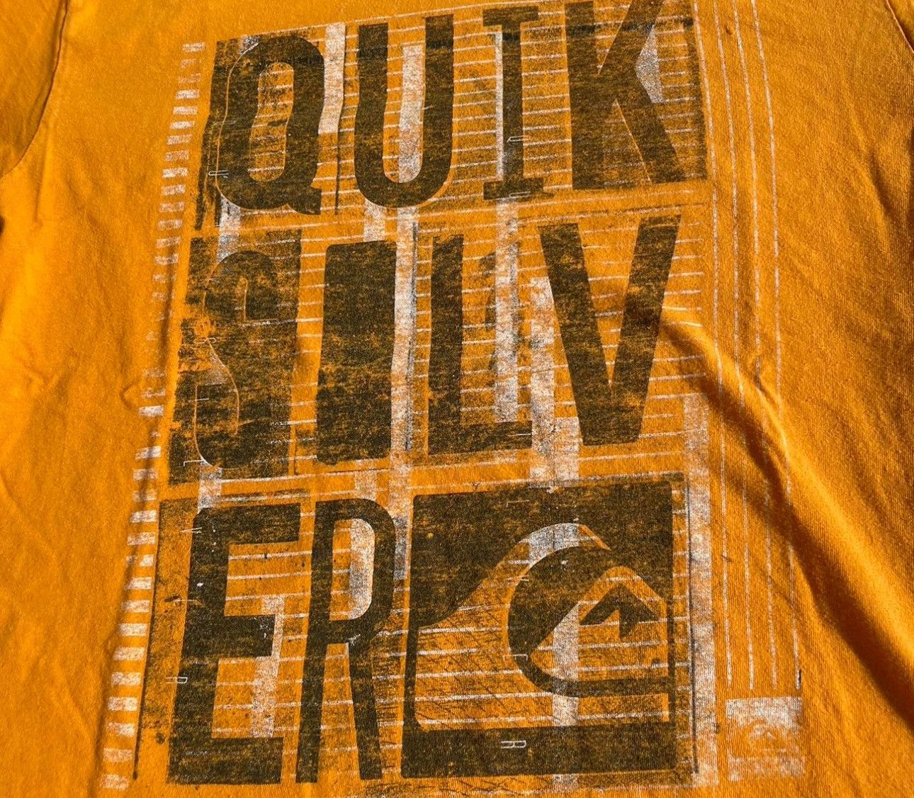 Quiksilver Vintage y2k Quiksilver orange T-shirt Size US L / EU 52-54 / 3 - 2 Thumbnail