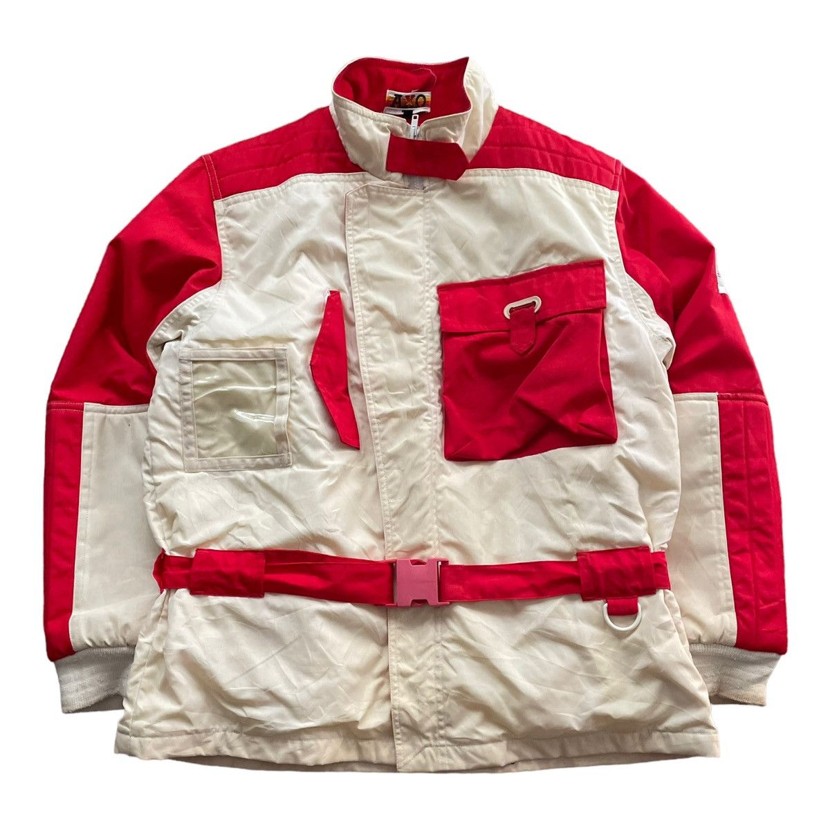 Gear for Sports × Vintage Vintage 90s Official AXO Fet Sport Racing Motocross Jacket Size US M / EU 48-50 / 2 - 2 Thumbnail