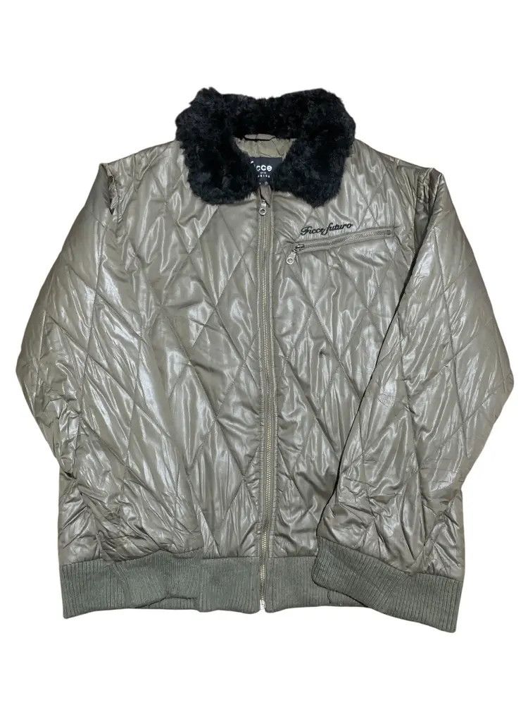 Yoshiyuki Konishi Ficee futuro Yoshiyuki konishi quilted puffer fur jacket Size US L / EU 52-54 / 3 - 4 Thumbnail