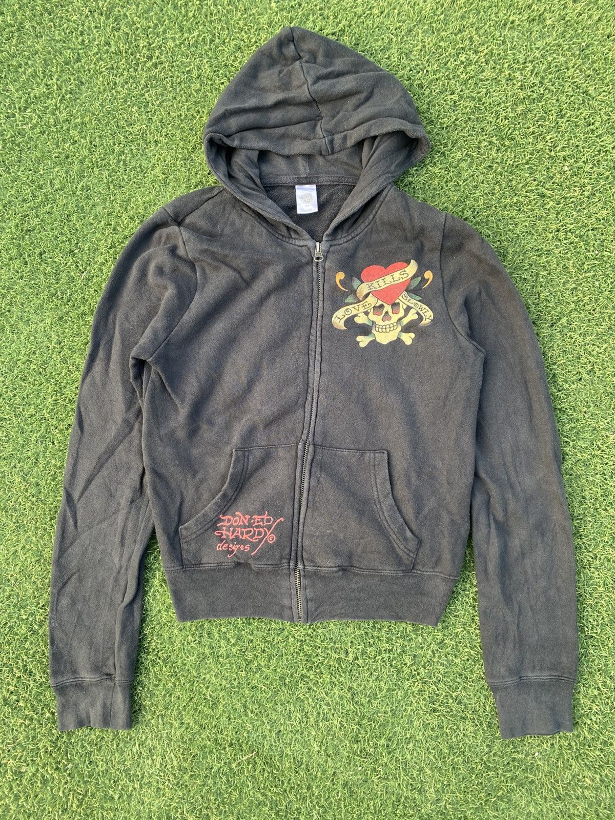 Christian Audigier Christian Audigier Ed Hardy Love Kills Slowly Hoodie Size US S / EU 44-46 / 1 - 1 Thumbnail