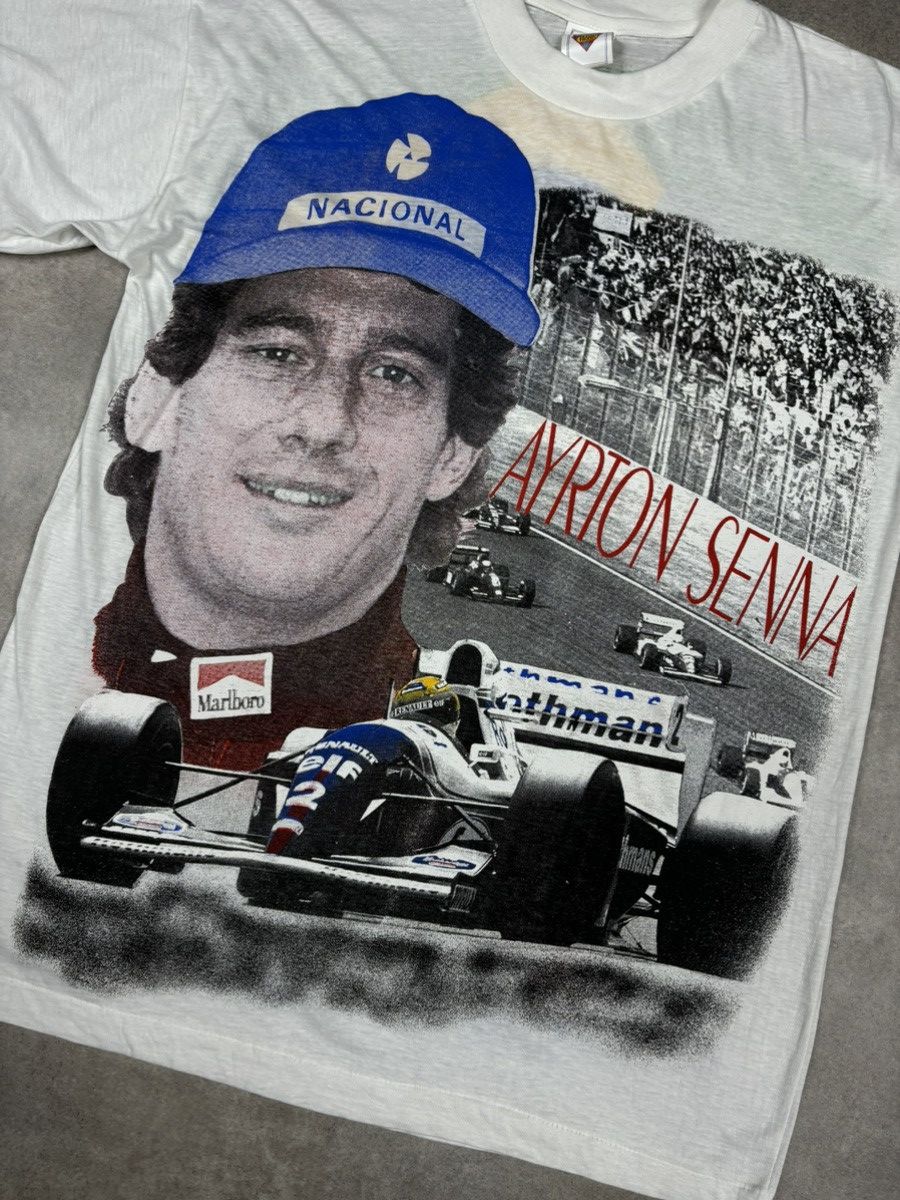 Formula 1 × Marlboro RARE vintage Ayrton Senna Formula 1 Marlboro Honda Size US L / EU 52-54 / 3 - 3 Thumbnail