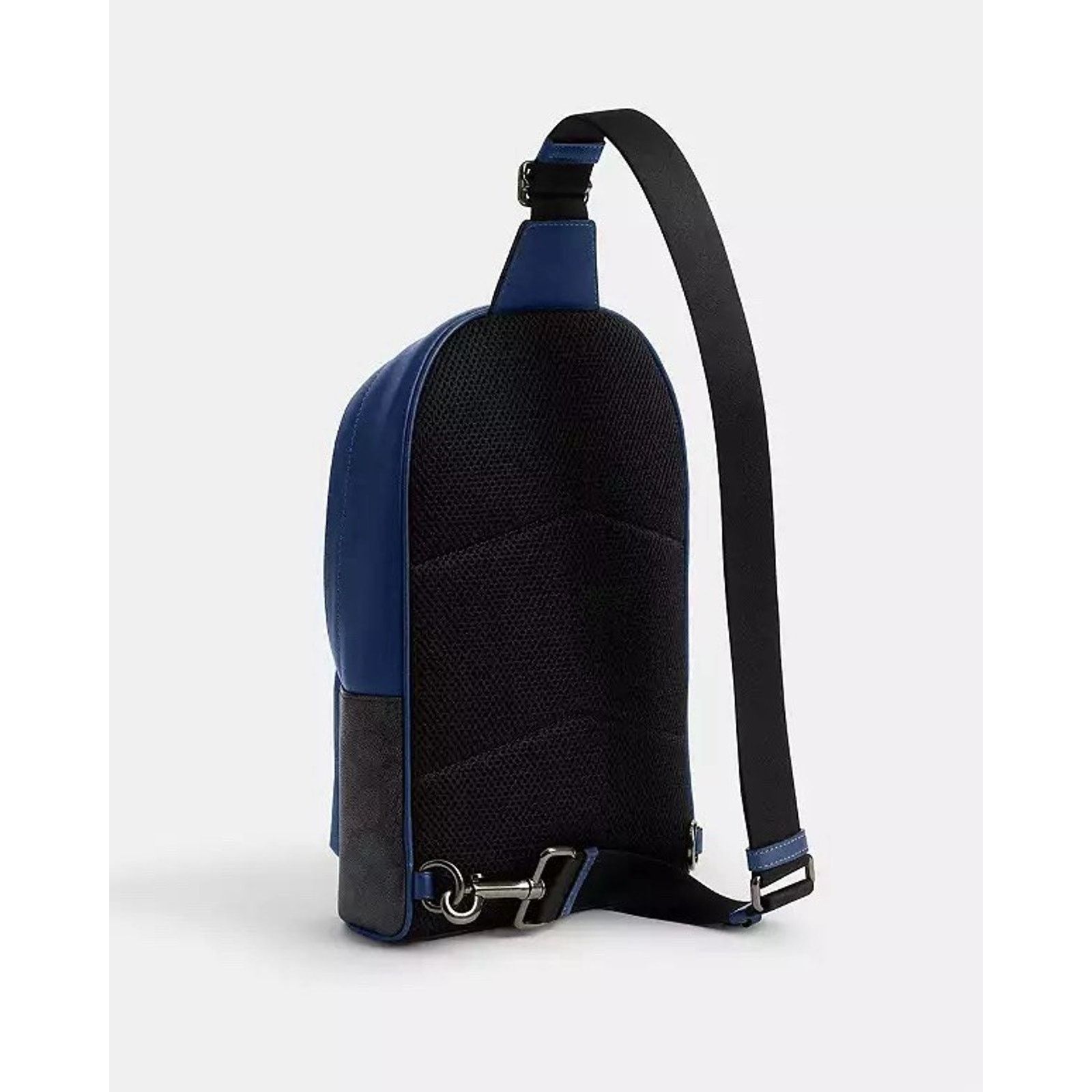 Coach NWT COACH CAX45 West Pack Colorblock Leather Deep Blue Size ONE SIZE - 7 Thumbnail