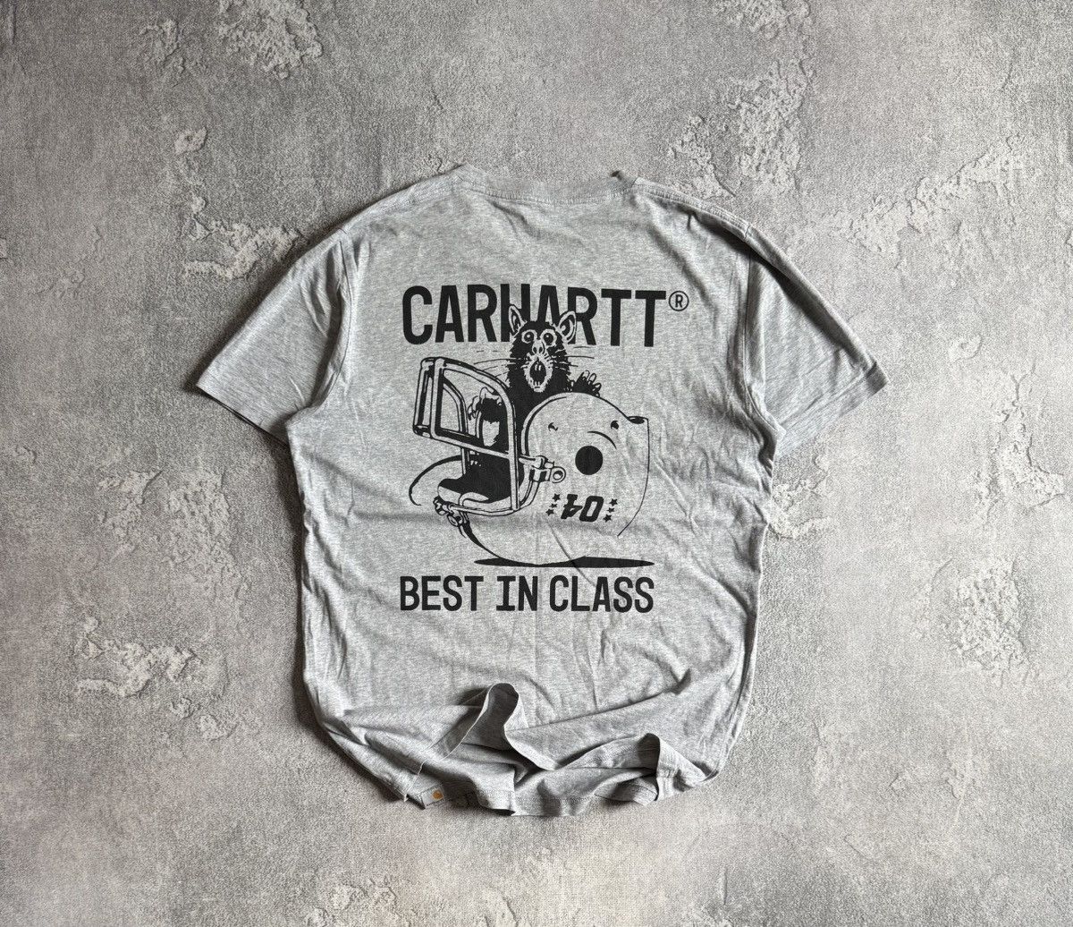 Carhartt Wip Carhartt M S/S RAT tee tshirt big logo Size US M / EU 48-50 / 2 - 1 Thumbnail