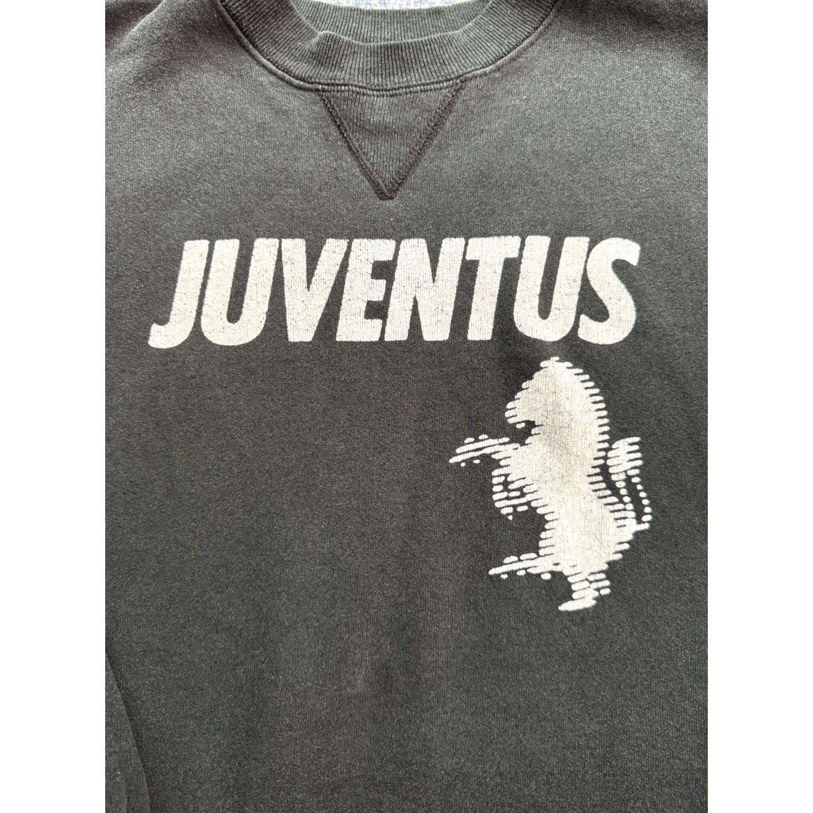 Hanes VINTAGE Juventus FC Zebras Pullover Crewneck Sweatshirt Sz L Black Hanes Men 80s Sports Graphic Print Soccer Size US L / EU 52-54 / 3 - 2 Thumbnail