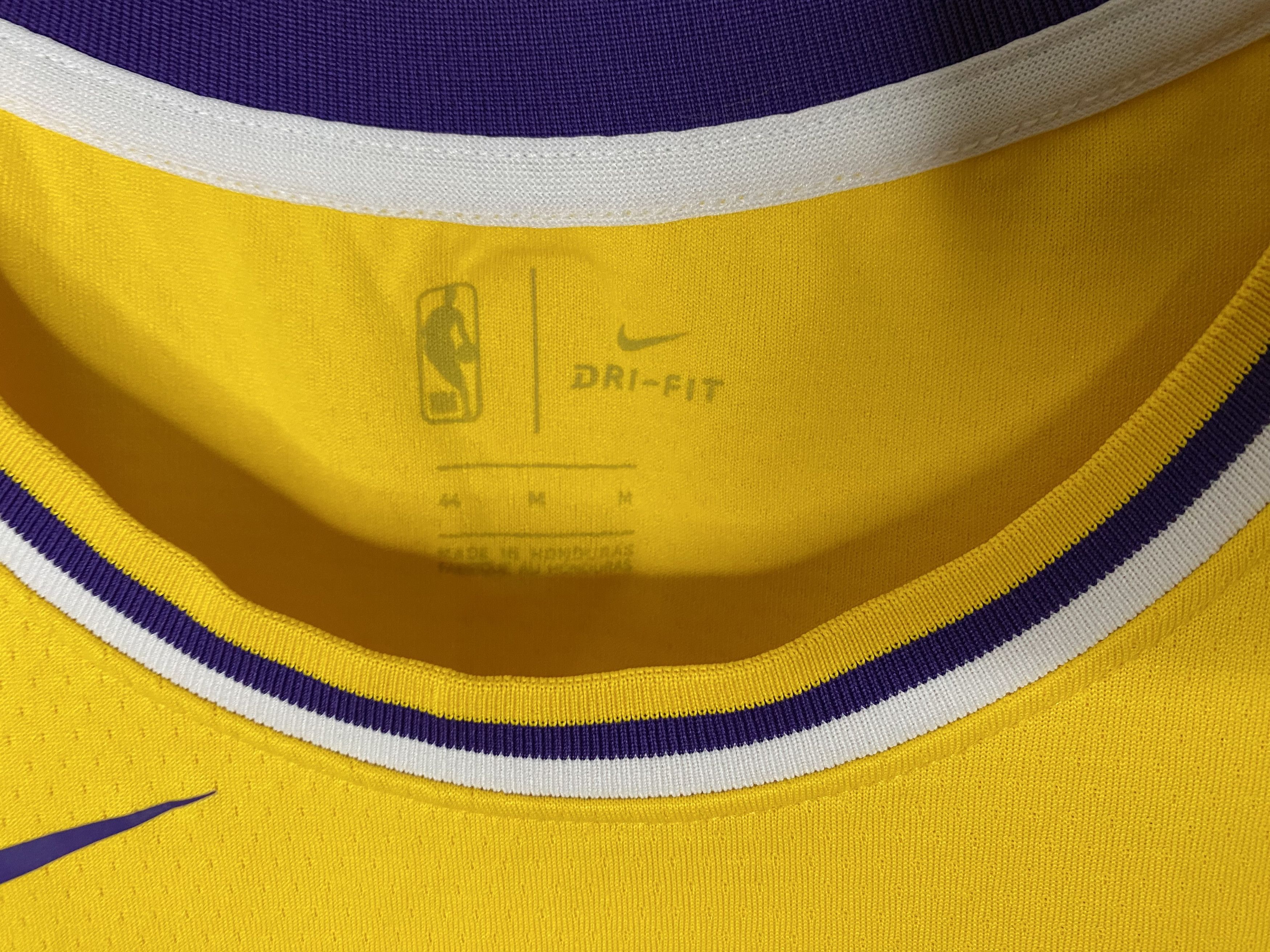 NBA × Nike JAMES #23 LOS ANGELES LAKERS NBA BASKETBALL JERSEY SHIRT Size US M / EU 48-50 / 2 - 6 Thumbnail