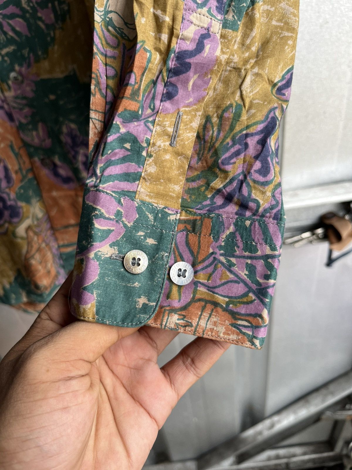 Lanvin Lanvin studio pattern shirt /hermes/versace/dior/prada/ Size US M / EU 48-50 / 2 - 16 Thumbnail